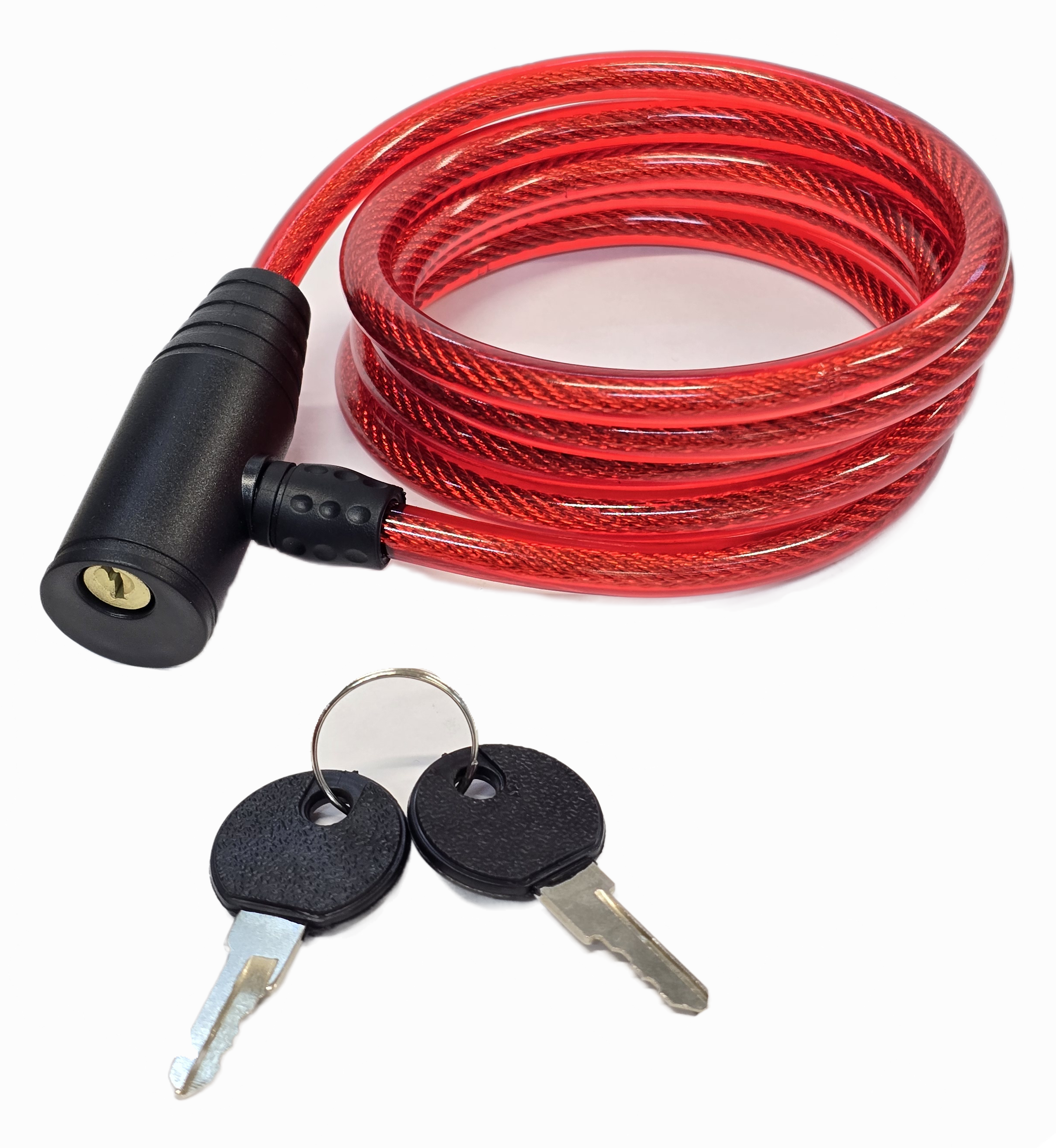 Трос-замок 8х1000мм CL 002 RED