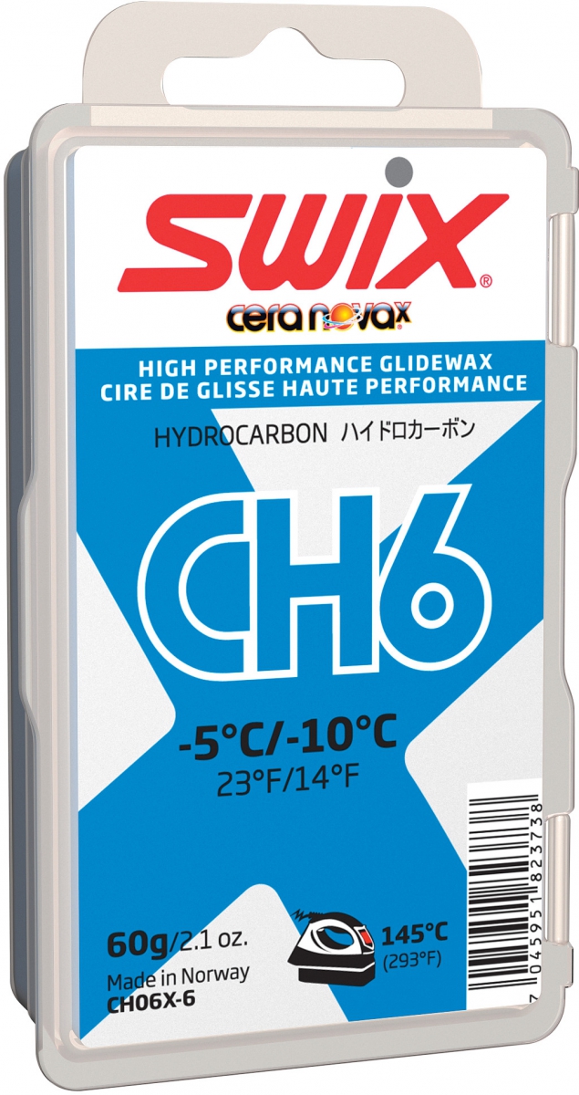 Мазь скольжения SWIX CH6X Blue  -5C / -10C  60гр